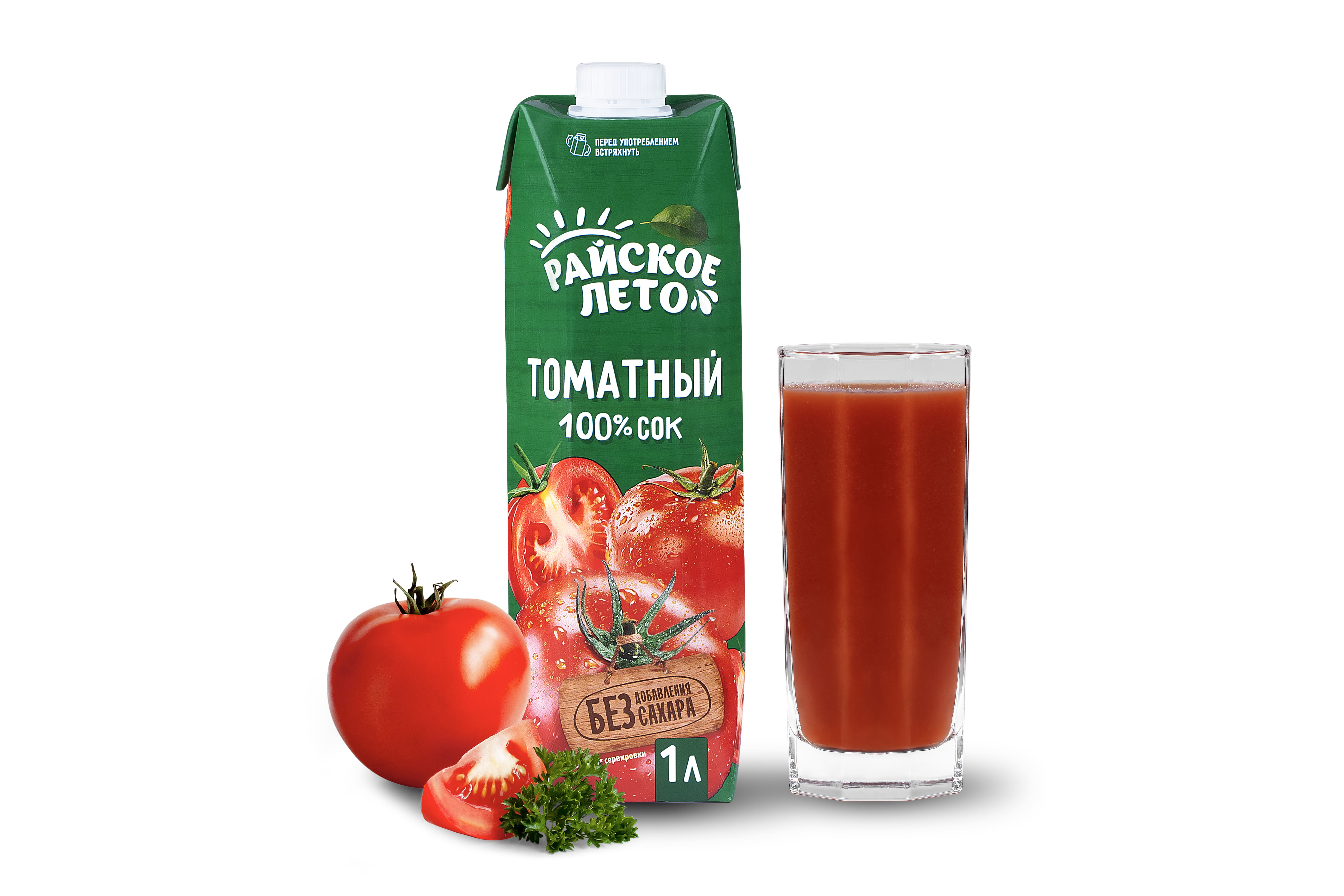 Сок “Райское лето” томатный 1 л