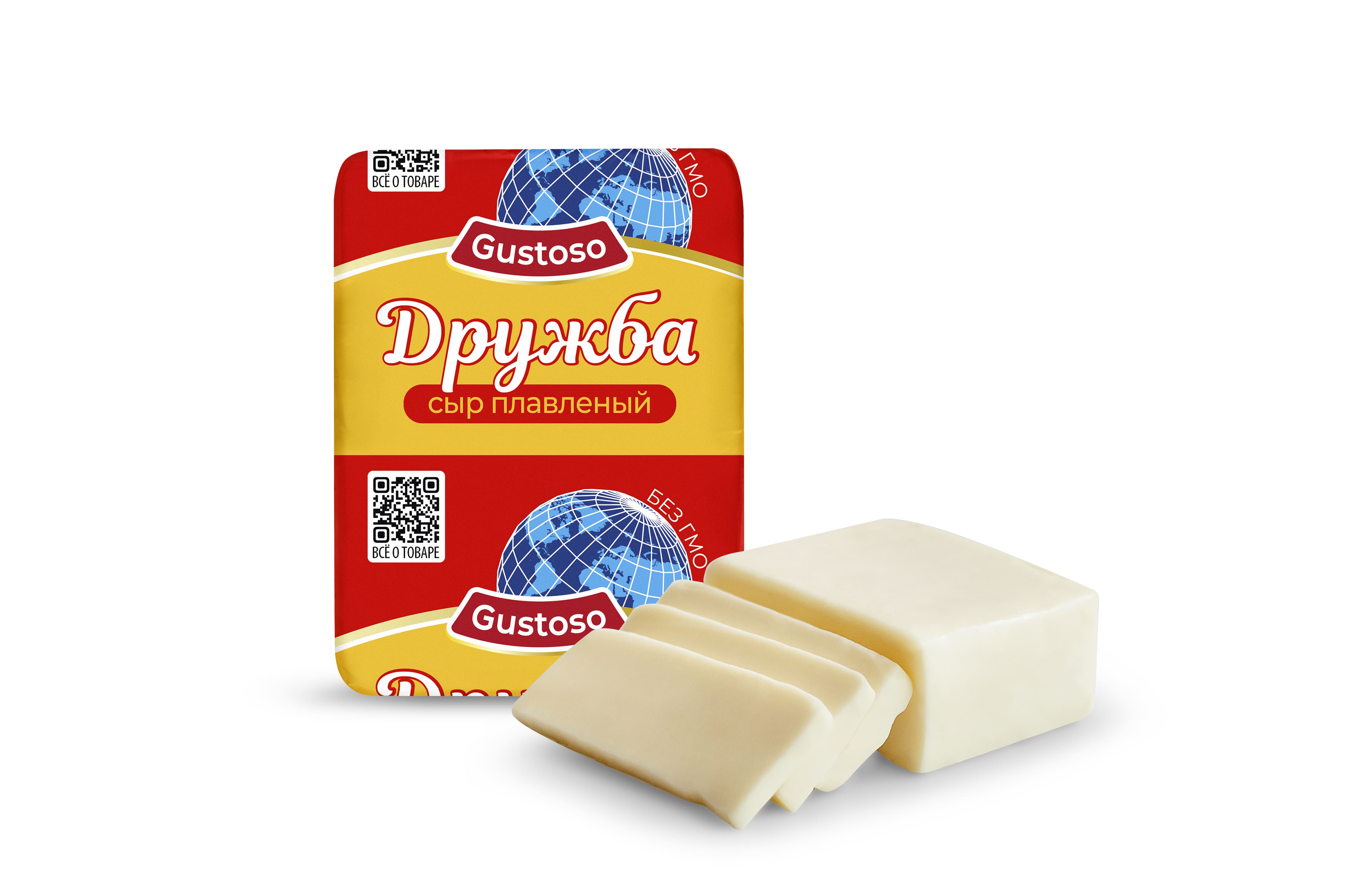 Сыр плавленый "Дружба" "Gustoso" 